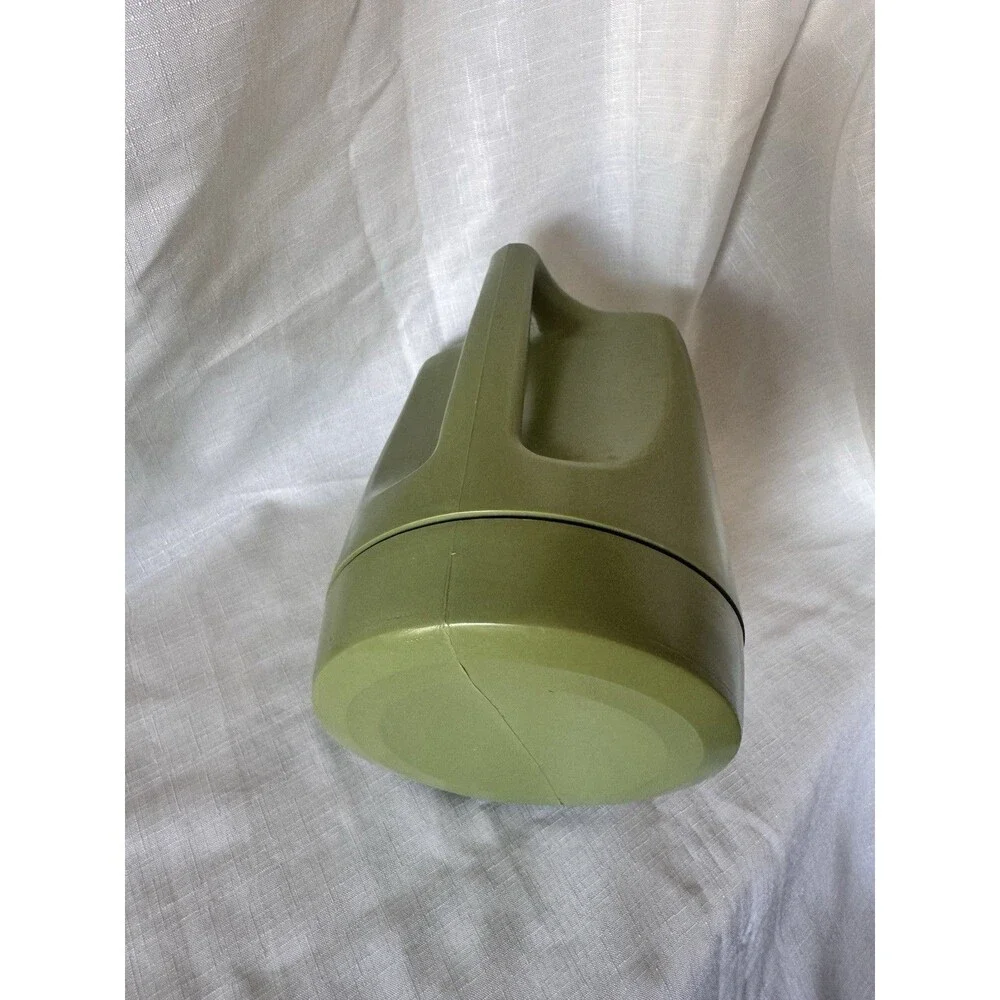 Thermos Brand Vintage 1970s Set Ice Bucket & Food Beverage Jug Avocado Green
